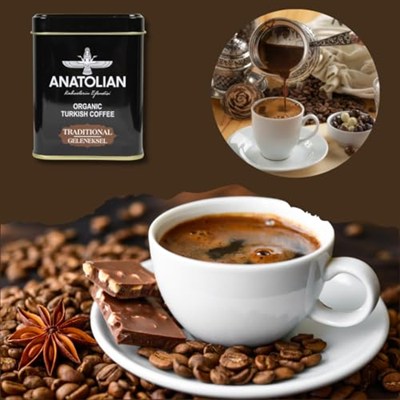 American Monarch Geleneksel Türk kahvesi (1 Paket, Organik)