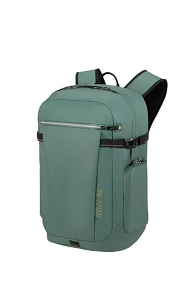 American Tourister Unisex Yetişkin Sırt Çantası, DARK FOREST, 17,3 İnç