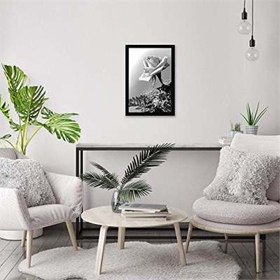Americanflat Cilalı Pleksiglas ile 12x18 Poster Çerçevesi - Epik Koleksiyon - Ahşap Galeri Duvar Çerçeveleri - Duvar Ekranı için Fotoğraf Çerçevesi - Siyah