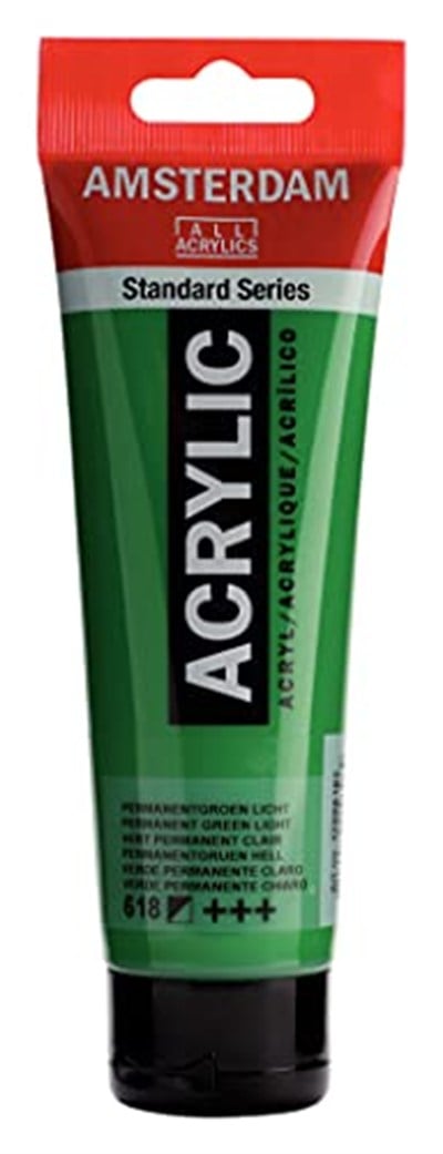 Amsterdam Standart Akrilik 120 Ml Tüp Boya Perm. Green. Lt