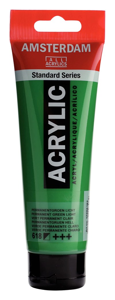 Amsterdam Standart Akrilik 120 Ml Tüp Boya Perm. Green. Lt