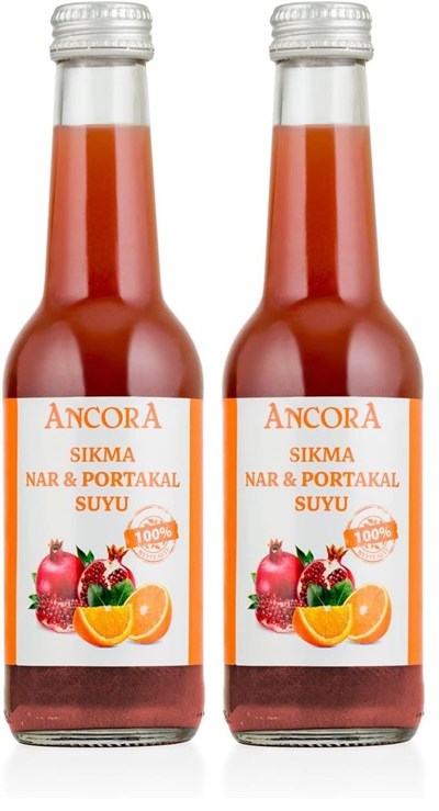 Ancora Nar Portakal Suyu 250 Mililitre 2li paket