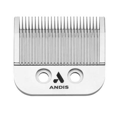 Andis 01556, Master MLX Standart Yedek Bıçak - Paslanmaz Karbon Çelikten Yapılmıştır, 000-1 arasında ayarlar, Uzun Ömürlü Keskin Bıçak, Saçları 1/125 inç veya 0,2 mm Kısa Bırakır - Gri (2 paketi)