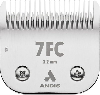 Andis 72600 UltraEdge Sökülebilir Karbon İnfüze Çelik Köpek Kesme Bıçağı, Boyut-7FC, 1/8-İnç Kesim Uzunluğu