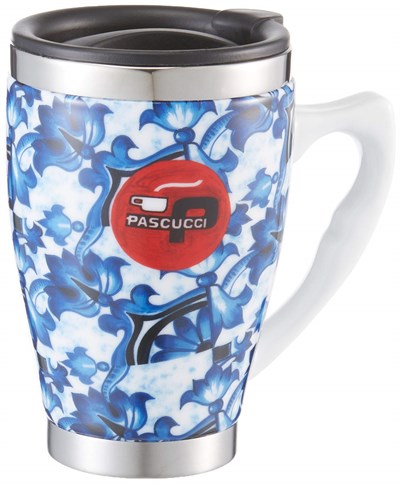 AndOutdoor AND333 İçi Çelik Dışı Desenli Seramik Kupa Mug, 400 ml - Seçenekler: AND333, AND325B