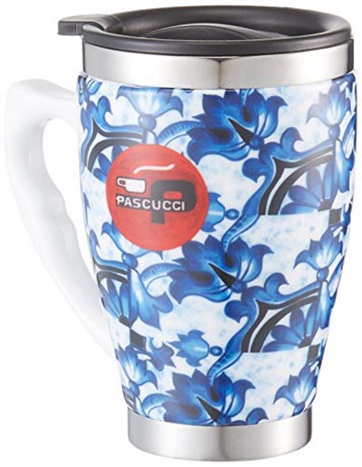 AndOutdoor AND333 İçi Çelik Dışı Desenli Seramik Kupa Mug, 400 ml - Seçenekler: AND333, AND325B