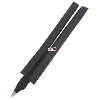 Angel Çanta Aksesuar Gerçek Derili 40 cm Siyah Renk Fermuar Light Gold Metalli