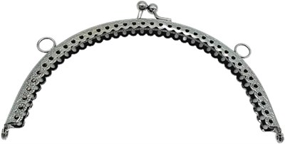 Angel Çanta Aksesuar Oval Cüzdan Klipsi 16 Cm Füme Renk