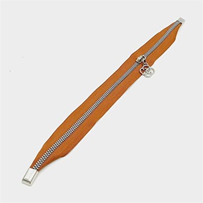 Angel Çanta Aksesuar Taba Renk 35 Cm Stoplu Fermuar Gümüş Metal