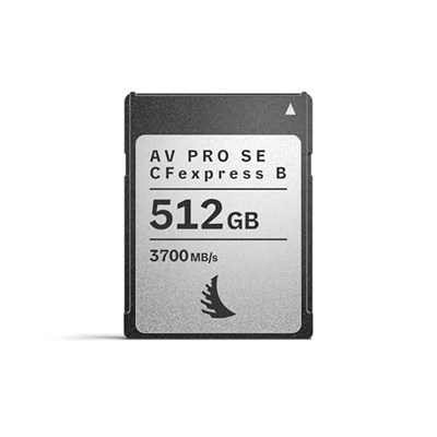 Angelbird - AV PRO SE CFexpress B 512 GB - CFexpress 4.0 Tip B Bellek Kartı - En Büyük Kapasite ve Ultra Yüksek Hız - 12 K+RAW Video ve Fotoğraf Üretimi için - Seçenekler: 1 TB, 512 GB