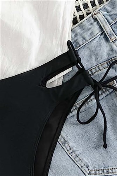 Angelsin Özel Tasarım Yandan Bağlamalı Bikini Altı
