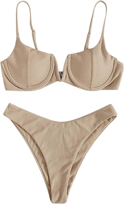 Angelsin Üstü V Göğüs Dekolteli Bikini Takım