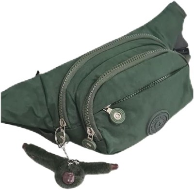 Anıl Bags Su Geçirmez Krinkıl Kumaş Bel Çantası Çapraz Anahtarlıklı