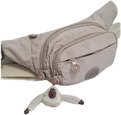 Anıl Bags Su Geçirmez Krinkıl Kumaş Bel Çantası Çapraz Anahtarlıklı