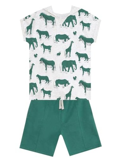 Animals Erkek Çocuk T-shirt Şort Takım