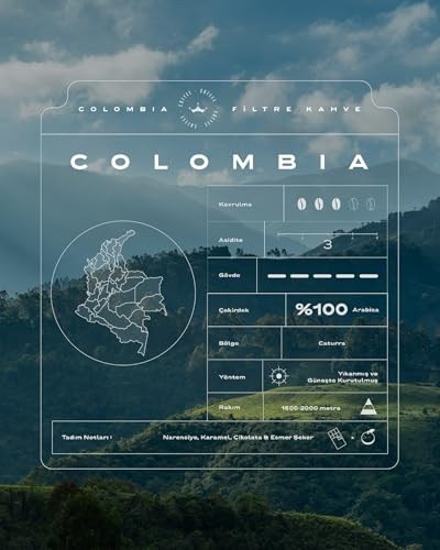 Anisah Coffee Colombia Filtre Kahve 250gr French Press Öğütme