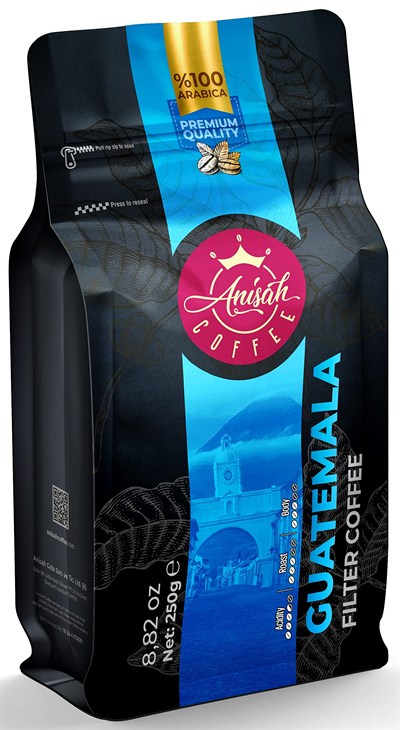 Anisah Coffee Guatemala Çekirdek Filtre Kahve 250gr