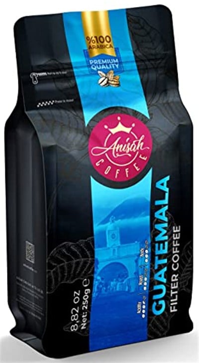 Anisah Coffee Guatemala Çekirdek Filtre Kahve 250gr