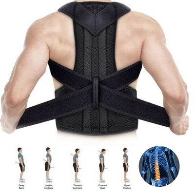 Ankaflex-Sporcu Korsesi Kamburluk Önleyici Korse Dik Durmak İçin Bel İnceltici Dik Duruş Bozukluğu İçin Korse