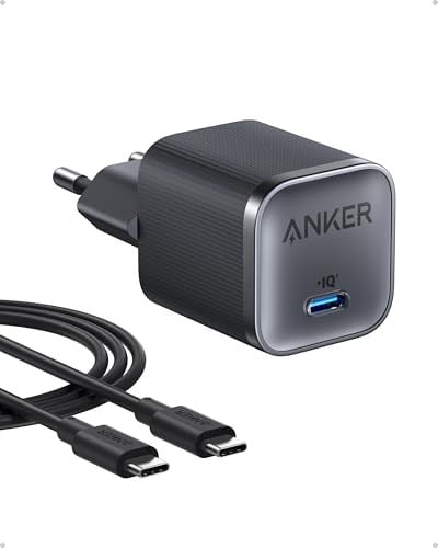 Anker B2692 Nano 45W Şarj Cihazı & USB-C Kablo, Siyah