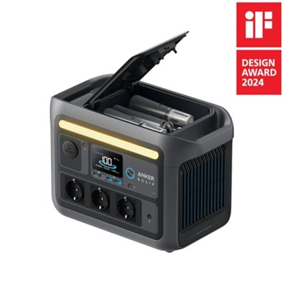 Anker SOLIX C800X 768Wh I 1200W I 1600W Surgepad Taşınabilir Güç Kaynağı, 10 Bağlantı Noktası ile Birden Fazla Cihazı Bağlama