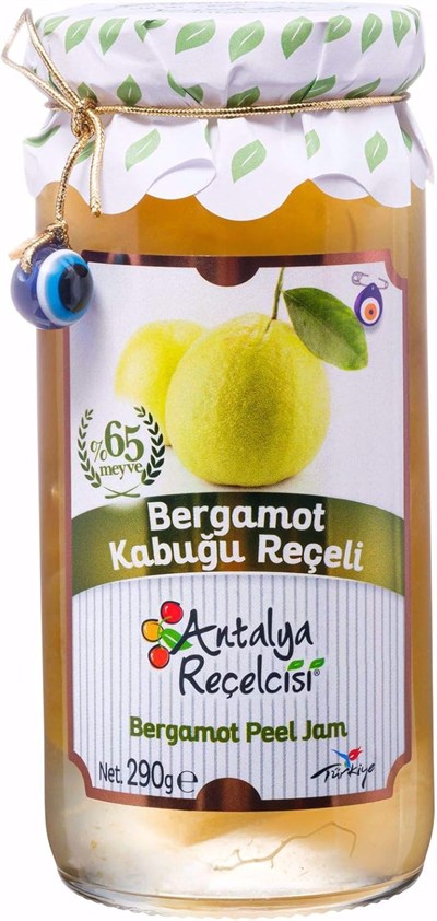 Antalya Reçelcisi Bergamot Kabuğu Reçeli 290 G
