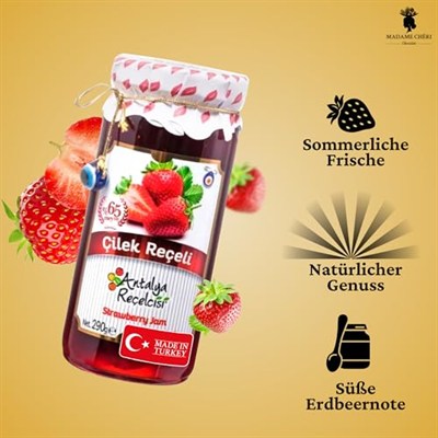 Antalya Reçelcisi Çilek Reçeli 290 G