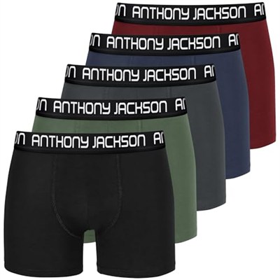 Anthony Jackson Likralı 5li Kutu Premium Erkek Modal Boxer