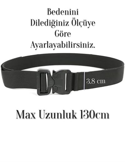 Anti Alerjik Kobra Kemer Taktikal Klipsli Plastik Tokalı 8683255012688