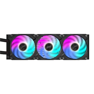 AORUS WATERFORCE X II 360 Manyetik Kilitleme Mekanizmalı Fan, 60 x 60mm Full Color LCD Ekran, Profesyonal Gaming Sıvı CPU Soğutucu