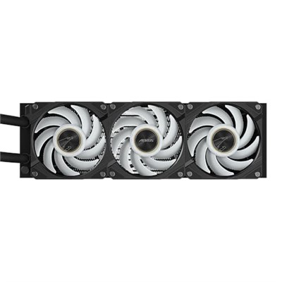 AORUS WATERFORCE X II 360 Manyetik Kilitleme Mekanizmalı Fan, 60 x 60mm Full Color LCD Ekran, Profesyonal Gaming Sıvı CPU Soğutucu