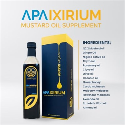 APAİXİRİUM Bio Şurup Konsantresi%100 Bitkisel Iksir Apaixirium 500 ML