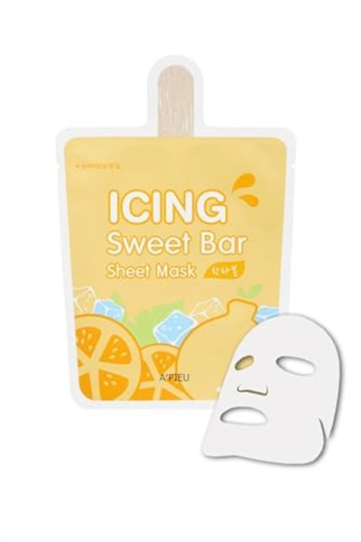 APIEU Portakal İçerikli Aydınlatıcı, Ferahlatıcı Maske APIEU Icing Sweet Bar Sheet Mask (Hanrabong)