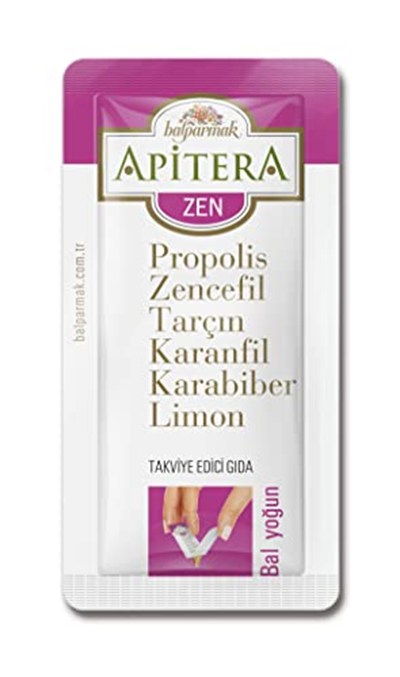 Apitera Zen 7 g x 7 Adet (Zencefil, Propolis, Tarçın, Karanfil, Karabiber, Limon, Bal)