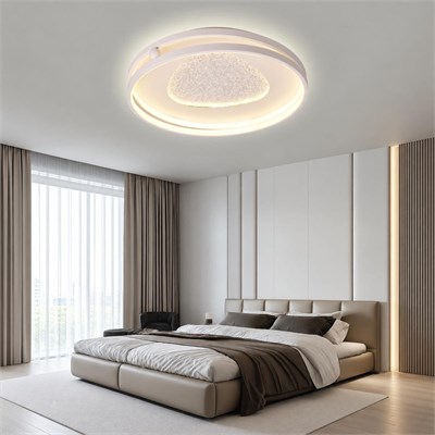 Apliqa Aeris 50lik Yuvarlak Üçgen Ledli 148 Watt Plafonyer 3 Renkli Avize