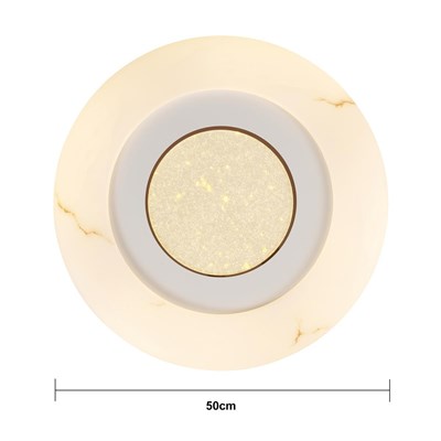 Apliqa Alvera 50lik Yuvarlak Ledli 140 Watt Plafonyer 3 Renkli Avize