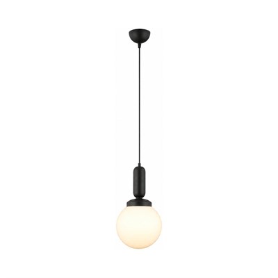 Apliqa Arlo Tekli Siyah Modern Sarkıt Top Avize Mutfak Salon Sarkıt Avize