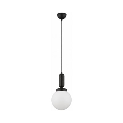 Apliqa Arlo Tekli Siyah Modern Sarkıt Top Avize Mutfak Salon Sarkıt Avize
