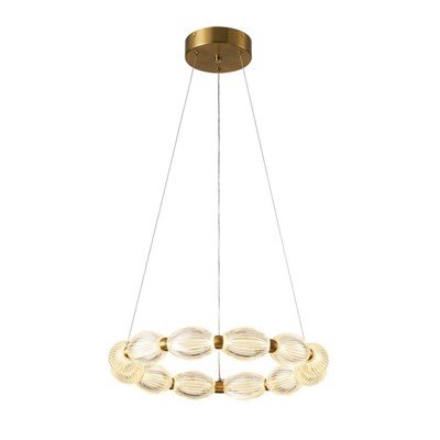 Apliqa Aspen 12li Yuvarlak 56 Watt Eskitme Sarkıt 3 Renkli Led Avize