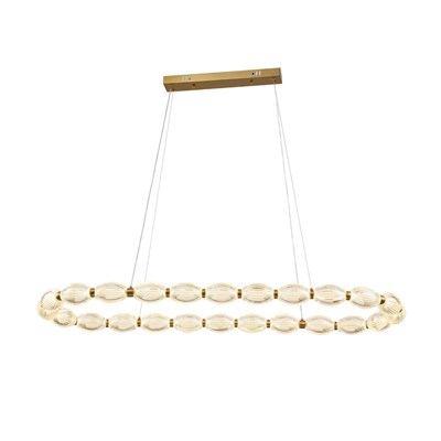 Apliqa Aspen Sıralı 96 Watt Eskitme Sarkıt 3 Renkli Led Avize
