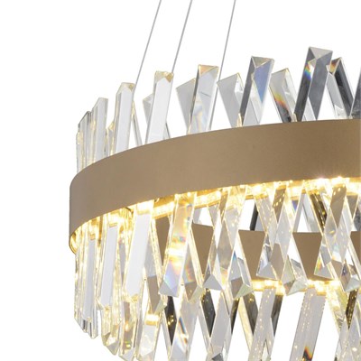 Apliqa Brampton 50lik Eskitme 3 Renkli 94 Watt Ledli Yemek Masası Üstü, Oturma Odası, Salon Avize