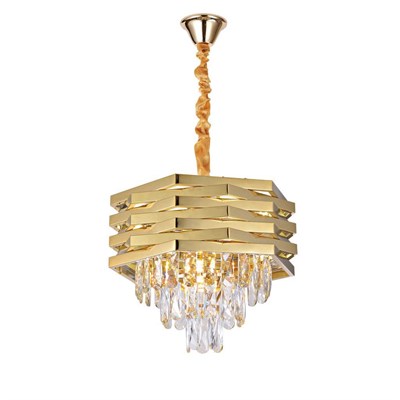 Apliqa Corde 40lık Gold Kaplamalı Kristal Avize