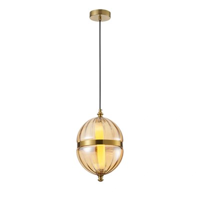 Apliqa Dolly 6 Watt 3000k Ledli Bal Camlı Tekli Sarkıt Led Avize