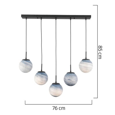 Apliqa Efser 5li̇ Sirali Avi̇ze Modern Oturma Odası Salon Sarkıt Avize