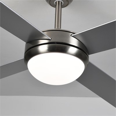 Apliqa Ellis 4lü Modern Tasarım Tavan Vantilatörü Led Avize Kumandalı Mobil Uygulamalı 3 Renk Aydınlatma Sessiz Dc Motor