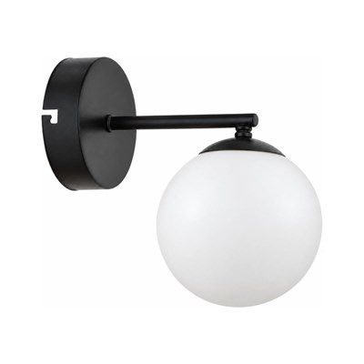 Apliqa Elvin Siyah Duvar Lambası Yatak Odası-yatak Başı-banyo İçin Modern Retro Aplik