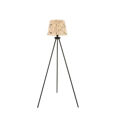 Apliqa Epona Desenli Şapkalı Siyah Modern Dekoratif Salon Lambader