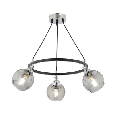 Apliqa Flora 3 Lü Krom Detaylı Modern Koridor Mutfak Salon Avize