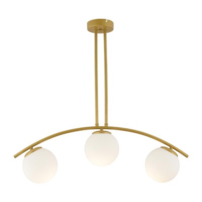 Apliqa Fralde 3 Lü Gold Modern Mutfak Cafe Restoran Için Uygun Retro Salon Avize