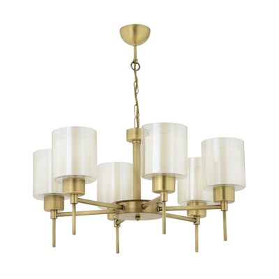 Apliqa Goldie 6 Lı Eskitme Modern Yatak Odası Salon Avize
